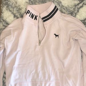 VS/Pink half zip jacket